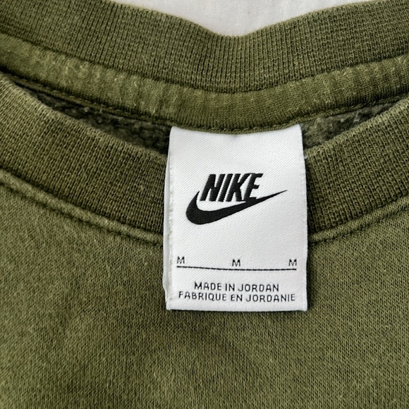 Nike Sportswear Club Fleece. Sz.M. Color: Rough Green & White. - Picture 2 of 4
